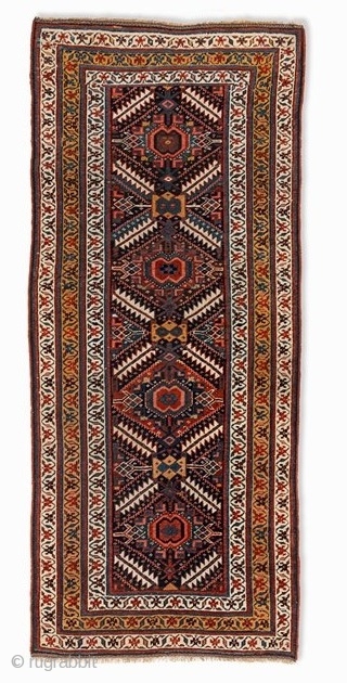 69 | Long Kurdish Rug, North West Persia, Azerbaijan area, c. 1930

https://auctionata.com/intl/o/104922/long-kurdish-rug-north-west-persia-azerbaijan-area-c-1930                     