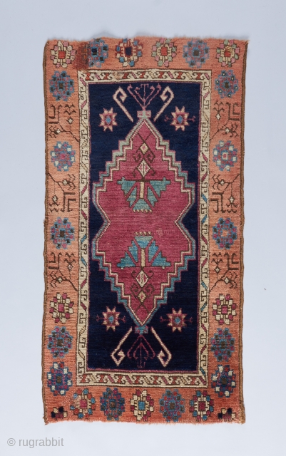 Lovely Anatolian Yastik recently acquired . 3'3" x 1'8".                        