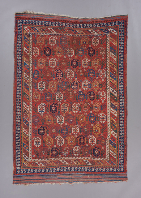 Afshar 6'4" x 4'2". Good condition. late 19th century.                        