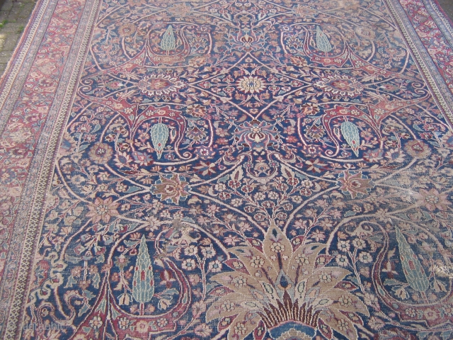 antique dorokhsh meshed persian rug circa 1900 size 210 x 340 cm 
ask about this                  