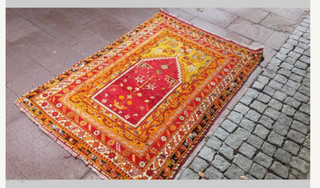 112 years old kobya kavak carpet with arabic date... Open for an offer                    