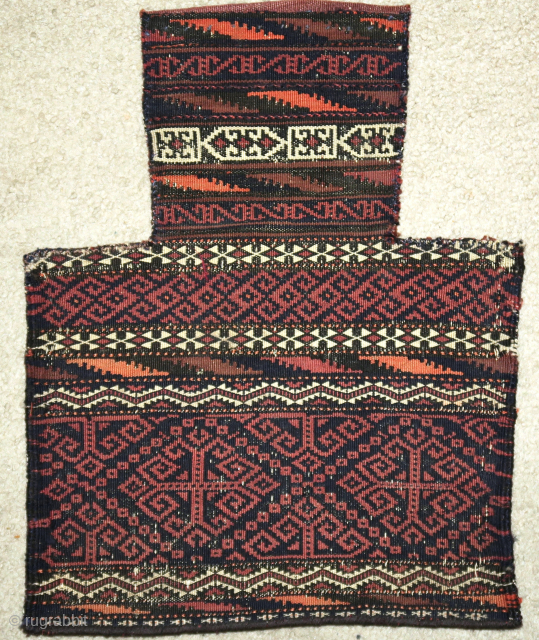 Small Baluch flatwoven salt bag                            