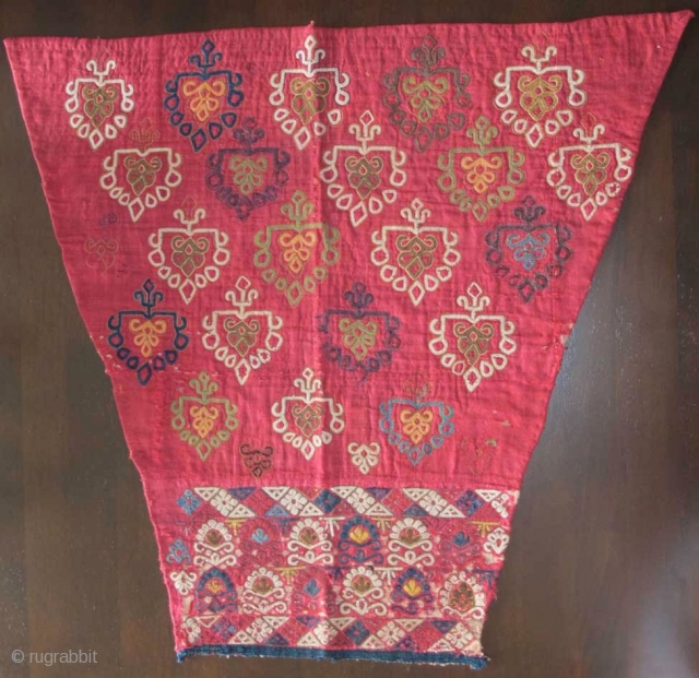 Chodor Turkmen embroidered silk sleeve
                            