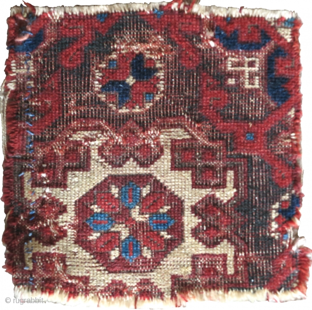 Small Western Anatolian Small Pattern Holbein Fragment, 16th century (about a foot square)                    