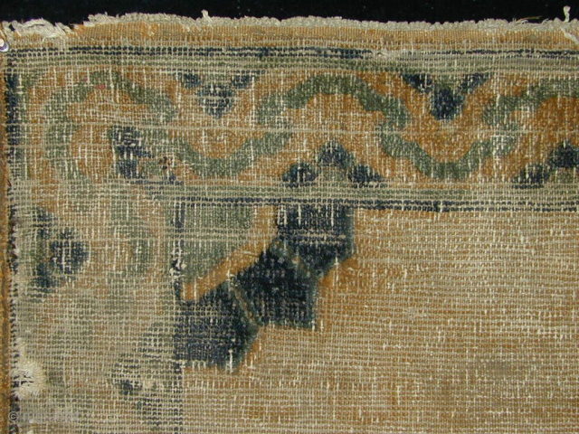 Fragment of an early Ming carpet, 15thc
                          