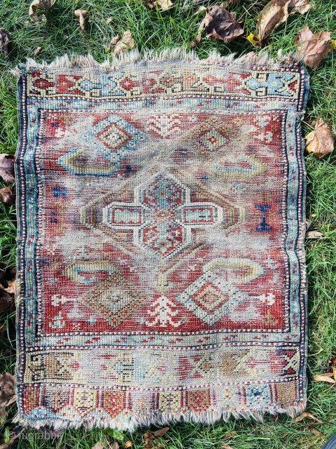 Anatolian yastik - blitzed flea market find                          