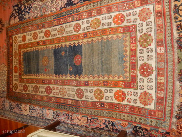 TALISH WITH SOME WEAR BUT ALL ORIGINAL WITH NO REPLING OR REPAIRS
GO TO MY NEW WEBSITE BOYLSTON ASSOCIATES ANTIQUE CAUCASIAN RUGS            