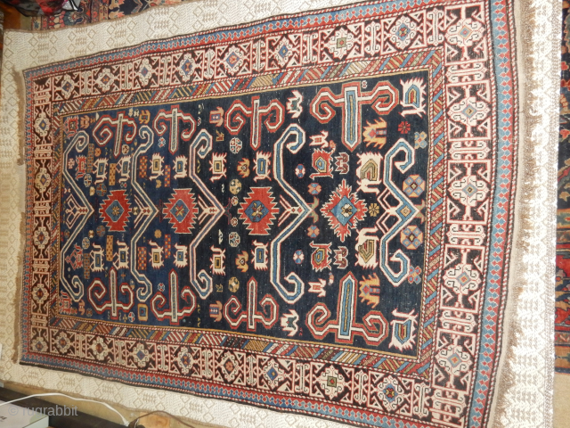 52 x 78 inches excellent condition
go to the     boylston associates antique caucasian rugs .com     website for more 
information       