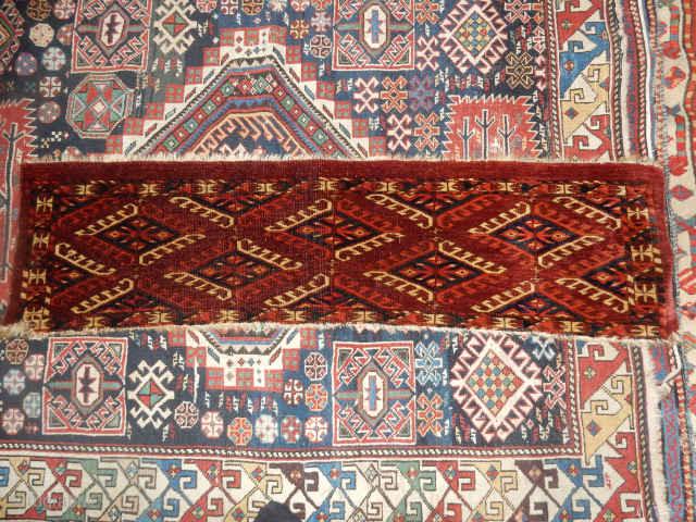 
Ersari Beshir Torba - $300

Boylston Associates Antique Caucasian Rugs .com                       