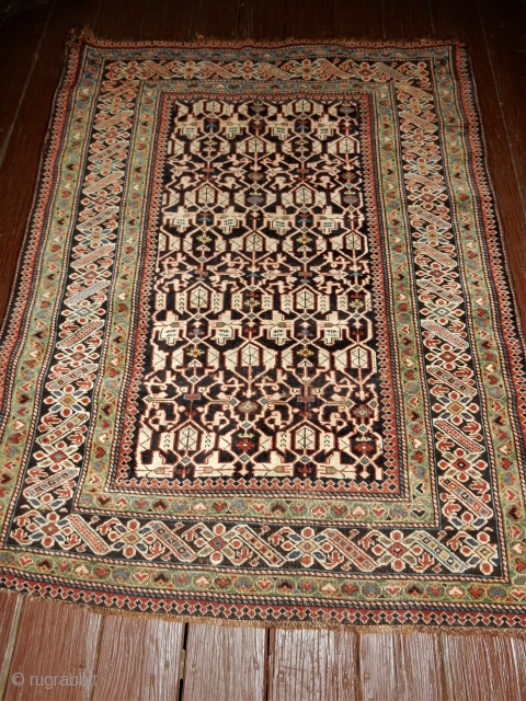 OLD CAUCASIAN RUG IN GREAT CONDITION 4X 5 FT                        