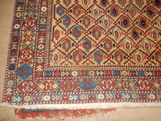 MARASALI - LARGE 5+ FT X 7+ FT - ONE OF A KIND AND A FINE OLD RUG               