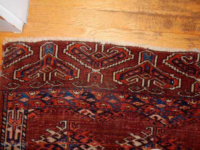 YOMUD YOMUT SMALL CARPET- GOOD SKIRT DESIGN- ESTATE RUG-  SIZE 5 X 6 FEET                  