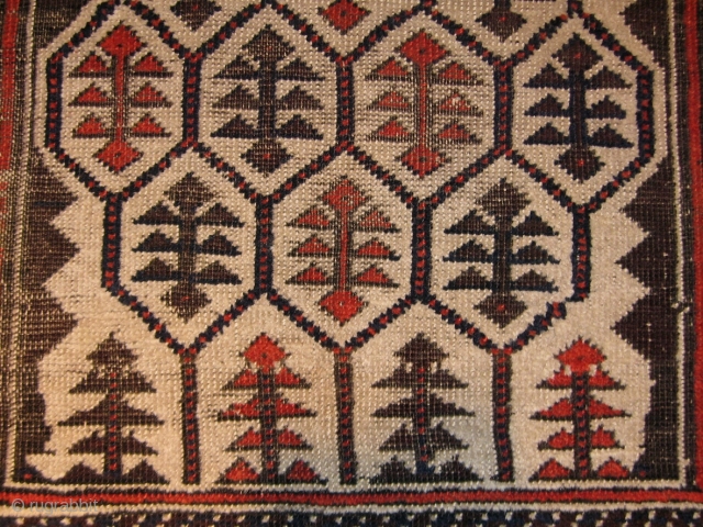 Balutch rug,
126x71cm.                               