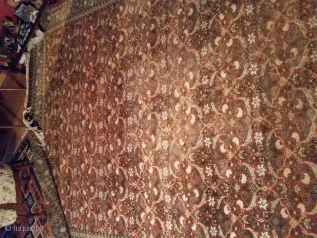 I have this Hereke carpet. The carpet is in Istanbul at the moment. It is 8 square meter.               