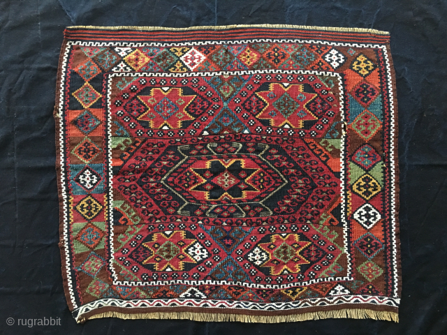 Sinanli tribal wonder bag❤️❤️❤️ Stars & Colors at best! Malatya/Sinanli big heybe/saddle bag face. Cm 80x90 ca. Second half 19th century. This is work of the Sinanli tribe who were part of  ...