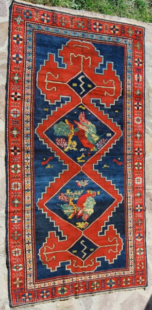 3 Great Pile Rugs at a Great Price for 3 days

1	https://www.rugrabbit.com/node/243907
Karabagh rug, cm 235x118, ft 7.7x3.8, early 20th century or older, lovely pattern, great dyes, some old restorations, in good conditions. Available  ...