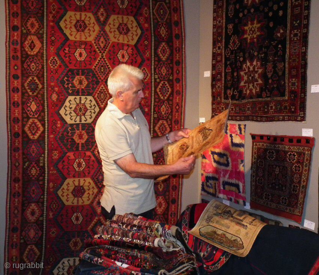 Top Kars long Kilim, Eastern Anatolia, cm 155x410, 2nd half 19th century, great colors, great condition, few old minor restorations, rare, collection piece. - For ref see "KIlims" by Yanni Petsopoulos, page  ...