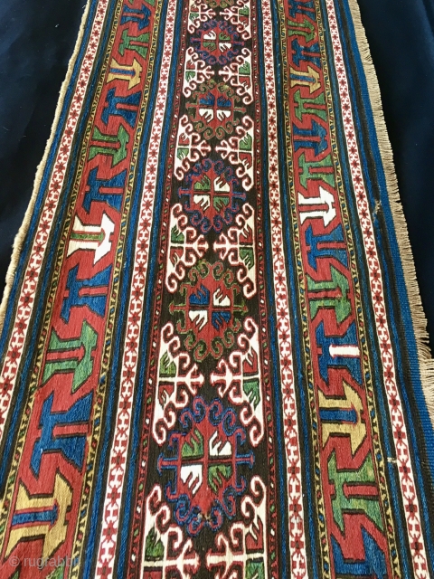 This wonder is still available! Hurry up!
We all know that the Shahsavan tribal group was actually the best as regards weaving, dying, patterns, creativity, etc. 
Here we have a great Shahsavan Sumack  ...