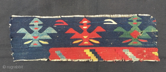 Sarkoy kilim fragment. 2nd half 19h c. Simply wonderful.                        