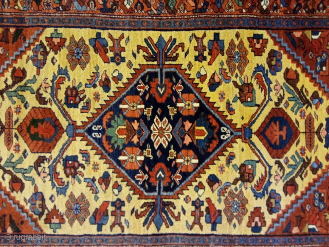 3'3'' x 5'1'' / 100cm x 155cm An over hundred years old Persian rug from the city of Zanjan in northwest Iran.
https://www.instagram.com/carpetusrugs/           