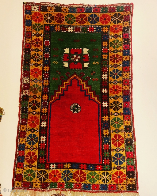 Konya prayer rug super colors                            