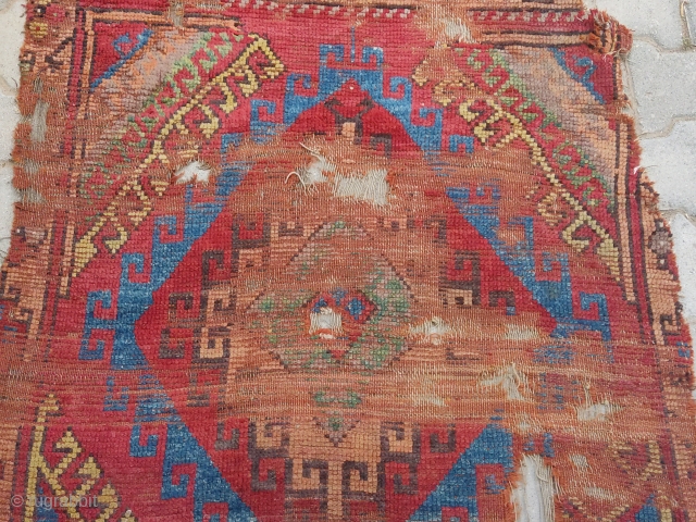 18 thc Anatolian Uçhisar Rug Fragment
Size=225x94 cm                          