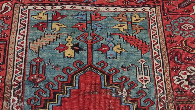 Anatolian Ladik Prayer Rug
Size=202x112 cm                            