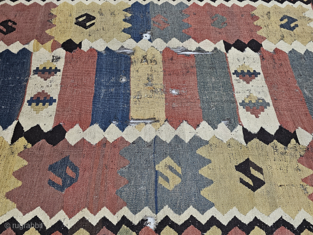 Antique Flat weaving Kilim rug
Size:280*160                            