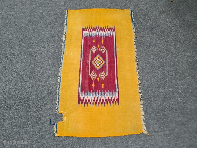 Anatolian Konya sille hand woven pillow face                          