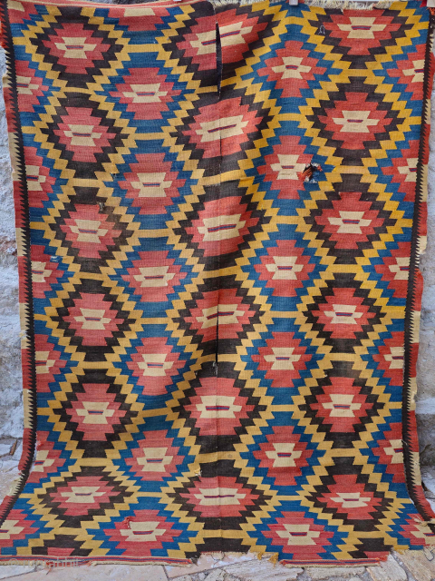 Antique antique balkan Kilim Rug
size:320x170

                            