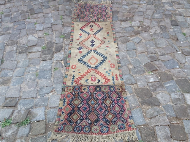 Antique Anatolian runner Kilim
size=200x54 cm
Sivas area                           