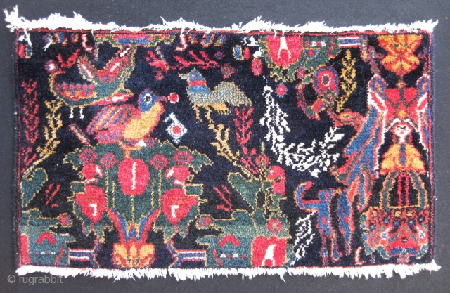 Senneh Wagireh (5209), Iran, late 19th century. A beautifully graphic piece with all natural dyes.
35cm x 59cm                