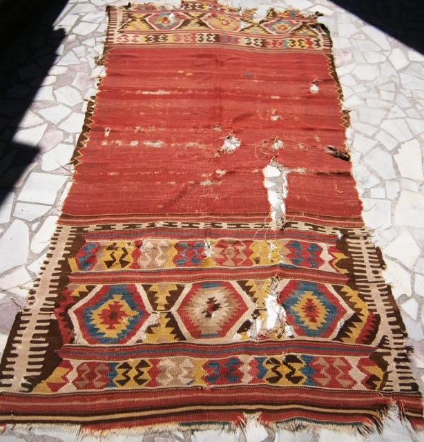 Fethiye Kilim (fragment)
140cm x 265cm                            