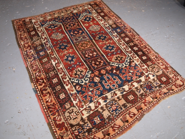 Antique Western Anatolian Bergama region Karakecili rug, of traditional design. click the link www.knightsantiques.co.uk to view more items. 

Circa 1900. Size: 5ft 9in x 4ft 2in (174 x 126cm). 

A very rustic  ...