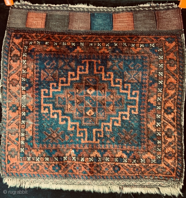 Antique Baluch bagfront with all natural dyes.  Very reasonably priced.  Please inquire and ask for additional photos if needed.            