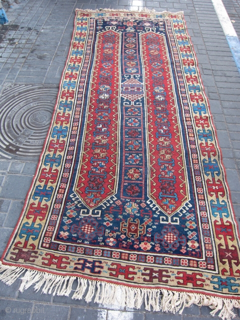 Caucasisan kazak size:257x105-cm / 101.1x41.3-inches please ask                          