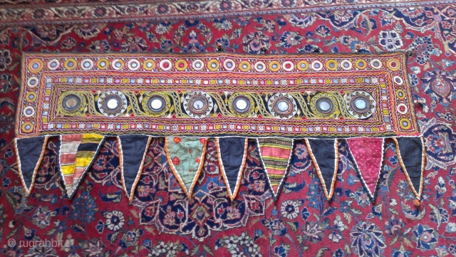 Rabari Toran From Kutch Gujarat India Size 113x44-cm.   Ask  free shipping.                   