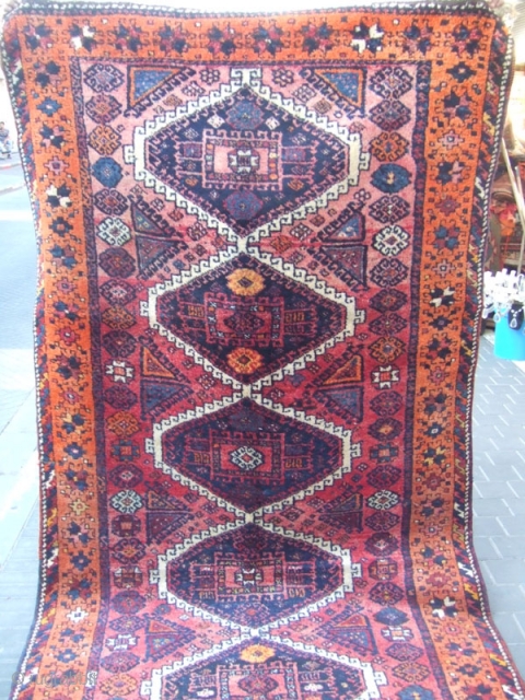 Turkish Yuruk rug,wool, Eastern Turkey, Kurdish weaving,early 20thC ,The rug in very good condition size:335x140-cm/ 131.8x55.1-inches 
Price:999$ 0r Best Offer Good luck to all 
        