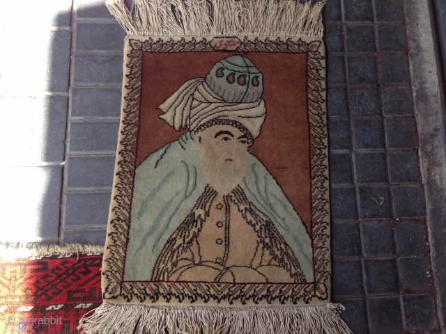  Small Persian Tabriz size:58x45-cm please ask                          