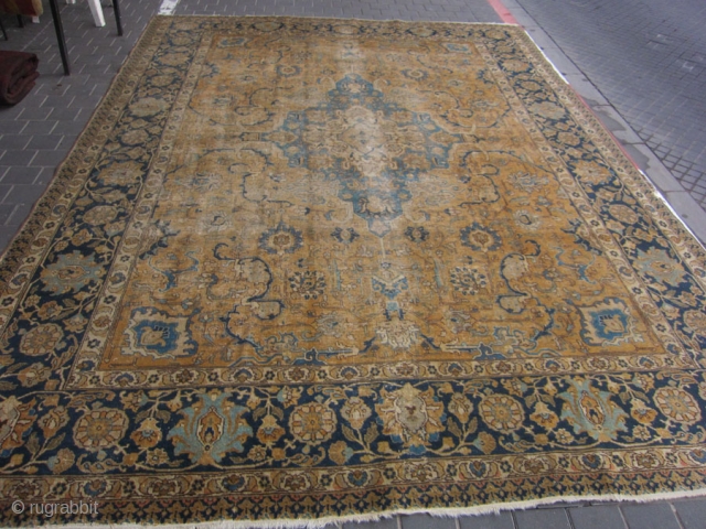 tabriz rug size: 380x283-cm ask                            