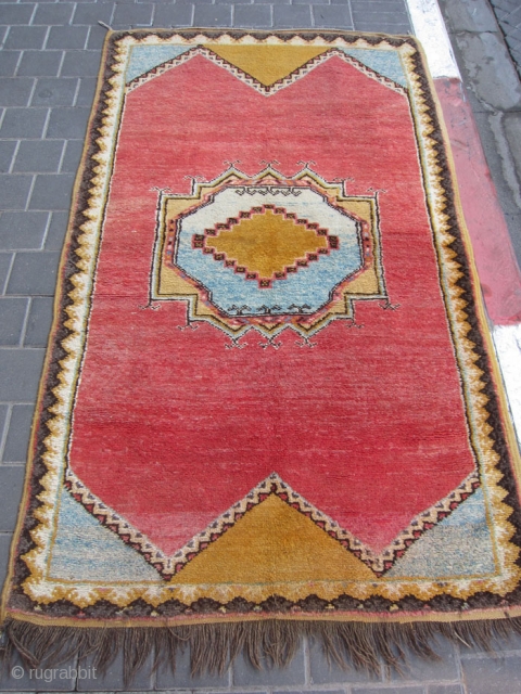 moroccan rug size:196x112-cm  ask                            