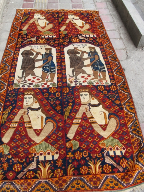 Old Qashqaee pure wool rug


Size:250x147cm

P.O.R                            