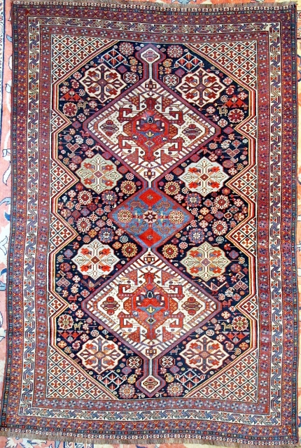 Fine old pure wool very good condition Qashqaee rug

P.O.R                        