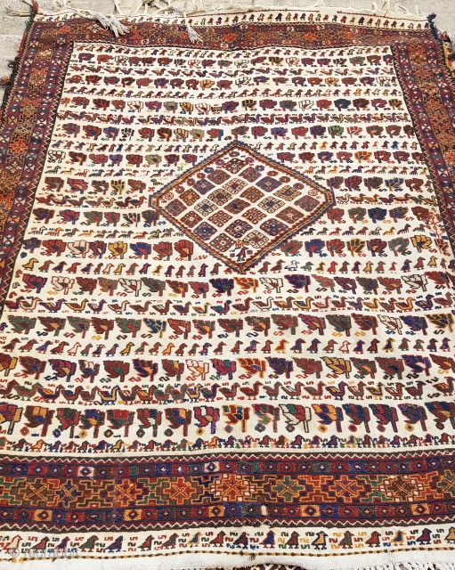 Antique Sumak Afshar kilim

Circa: 1920 

P.O.R                           