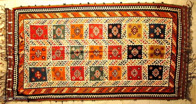 Old fine quality Qashqaee kilim 

P.O.R                           