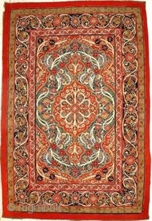 Fine quality excellent condition embroidery of Rasht , north persian 
Circa1900                      