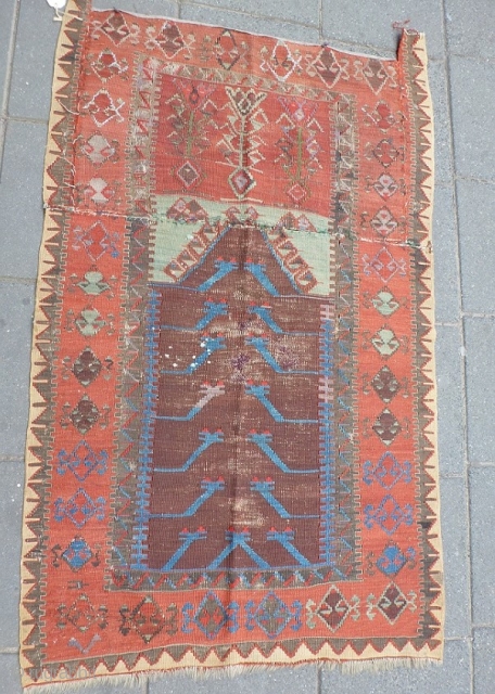 antique turkish Kelim, 160x92 cm,                            