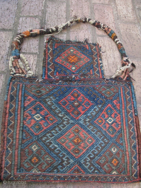 Here is a nice sumak salt bag with nice colors in a good condition                   