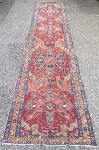 Antique Heriz Karadjeh runner

103 x 427 cm

To EU shipping from France: no custom charges 

                  