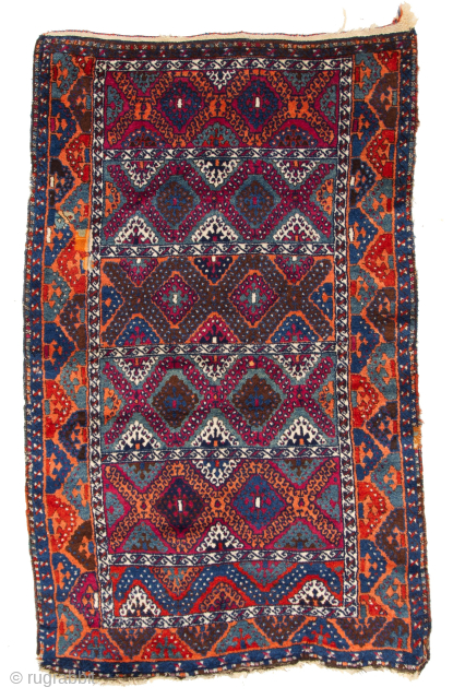 East Anatolian with old repair. 

late XIX century

Rich colours and shiny wool

cm 190x117 cm                   